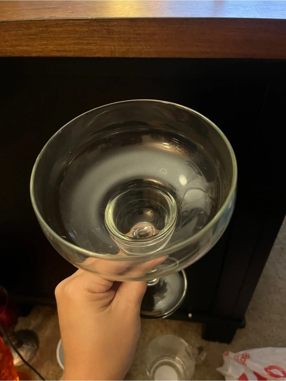 Classic Clear Coupe Cocktail Glasses - Set of 2
